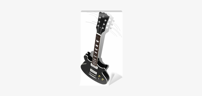 Electric Guitar Vector Illustration Wall Mural • Pixers® - Electric Guitar, transparent png download