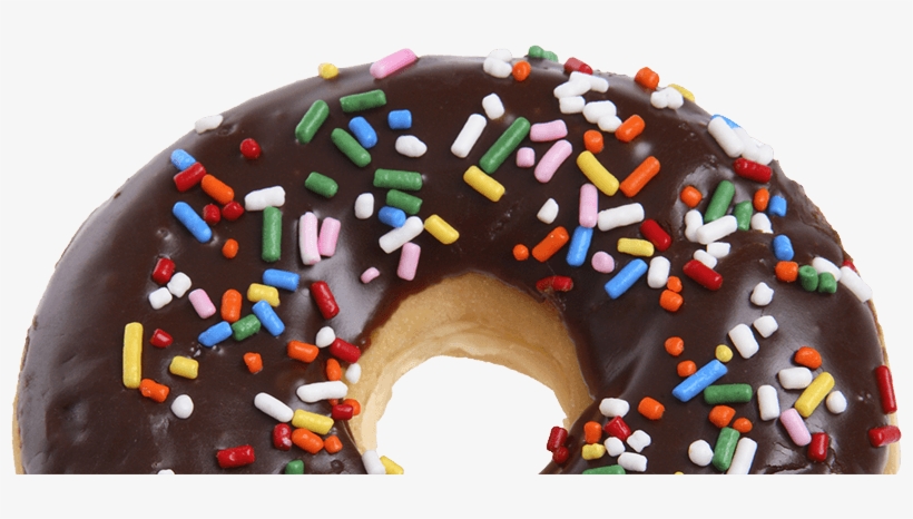 We Also Accept - Half Of A Doughnut, transparent png download