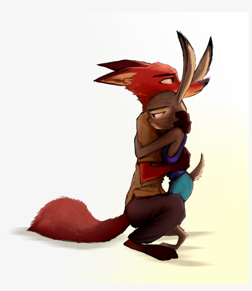 Nickwilde Judyhopps Lowers2 - Zootopia, transparent png download