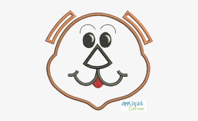 Lion Ribbon Ears Applique Design - Design, transparent png download