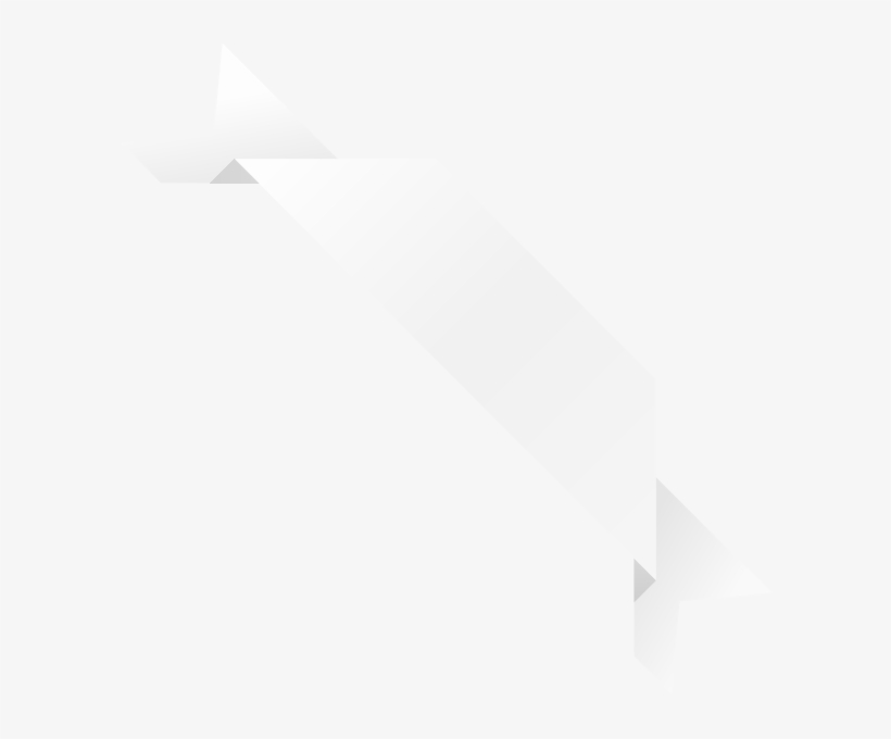 Corner Ribbon03 White - Corner Ribbon Png White, transparent png download