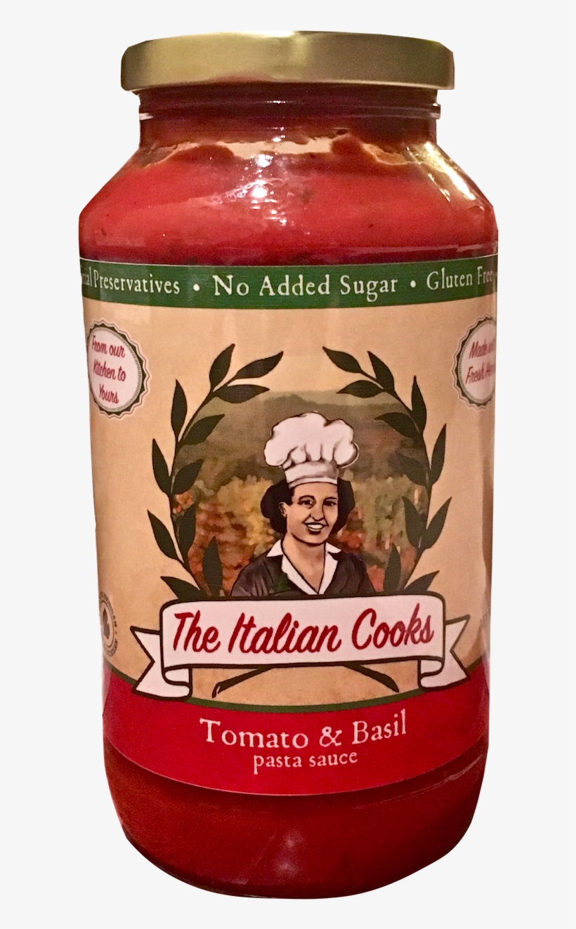 Tomato & Basil Sauce - Bottle, transparent png download