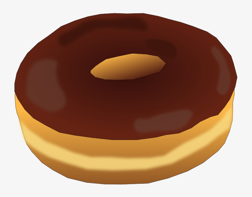 Donuts Frosting & Icing Sprinkles Dessert Cake - Brown Donut Clipart, transparent png download