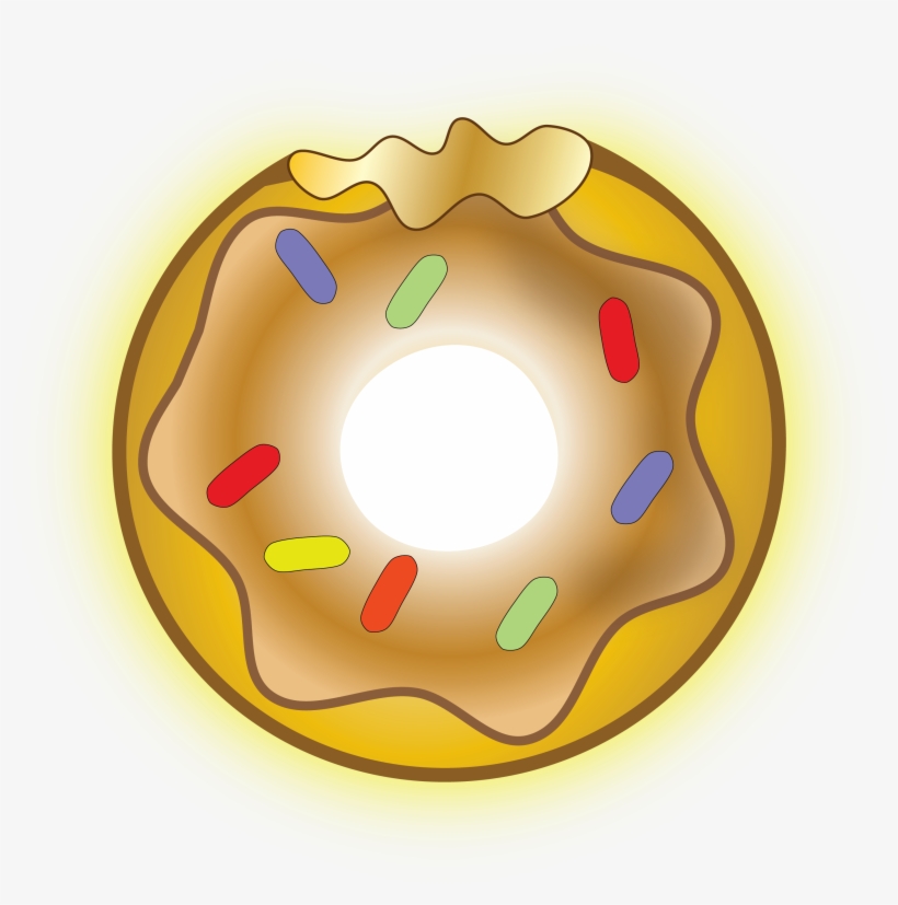 The Gold Donut - Golden Donut Png, transparent png download