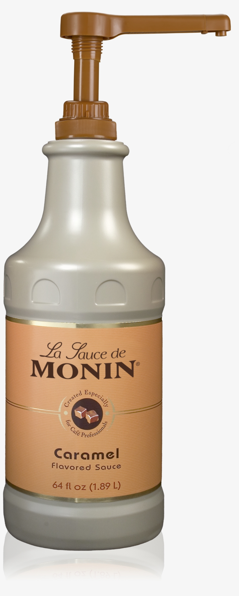 64 Oz Caramel Sauce - Salted Caramel Sauce Monin, transparent png download