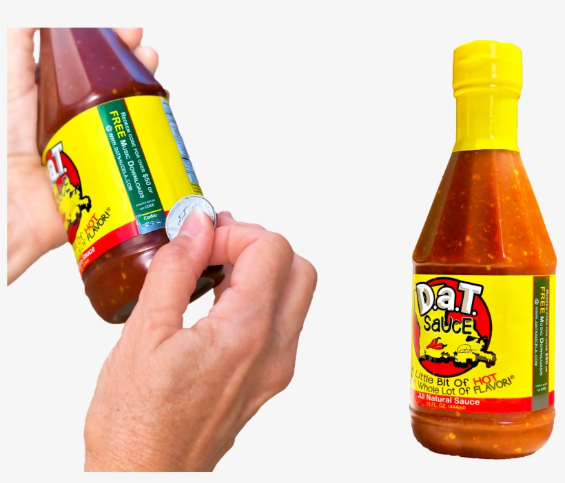 D - A - T - Sauce Gives $100 Free Music On Bottles - Music, transparent png download