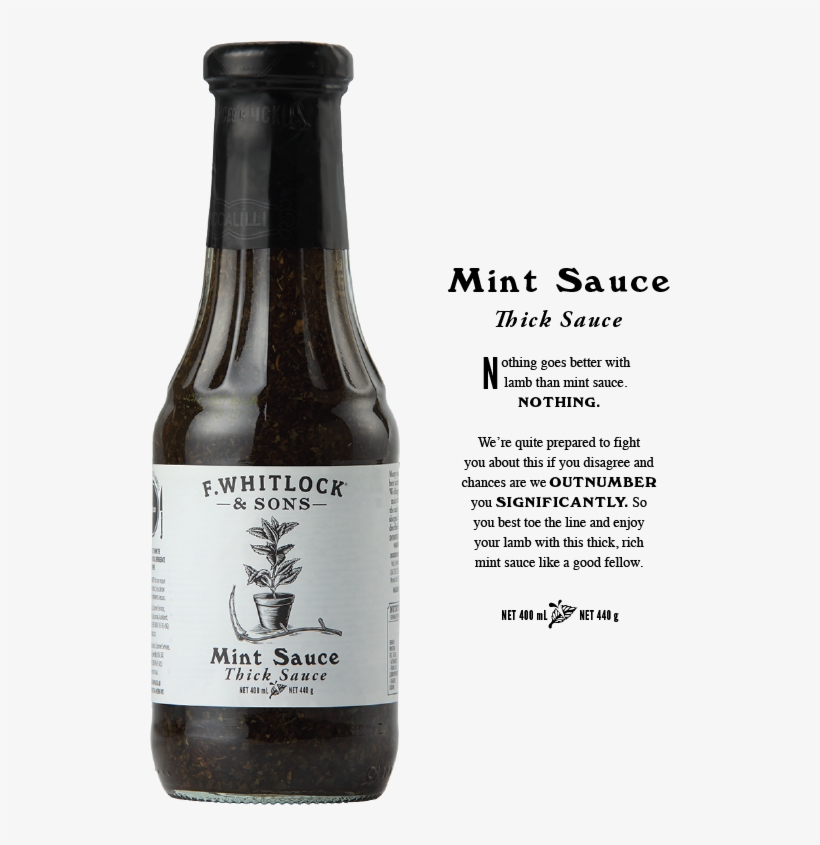 Mint Sauce - F. Whitlock & Sons Ltd, transparent png download
