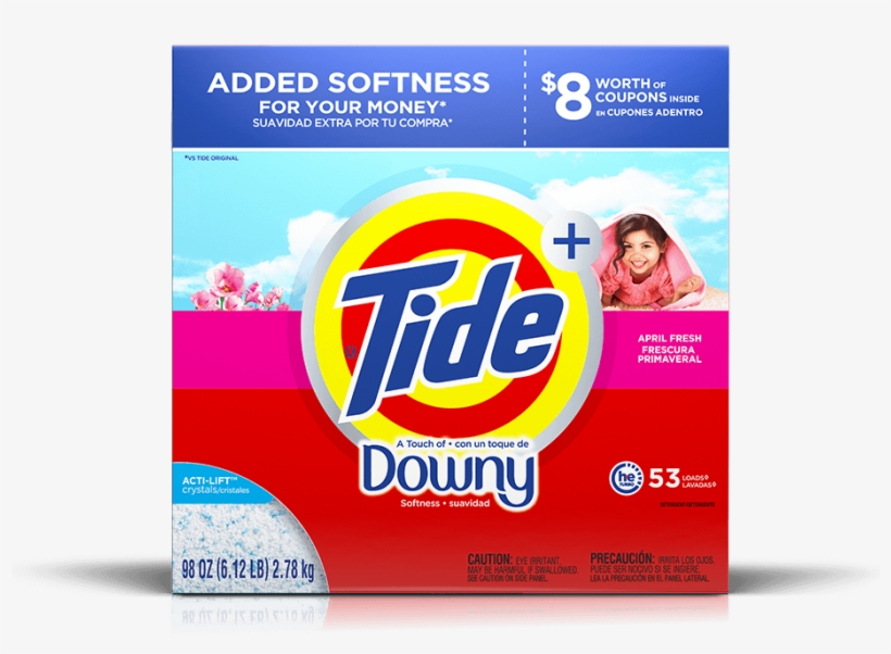 Tide Plus A Touch Of Downy April Fresh - Tide Ultra Plus A Touch Of Downy April Fresh Scent, transparent png download