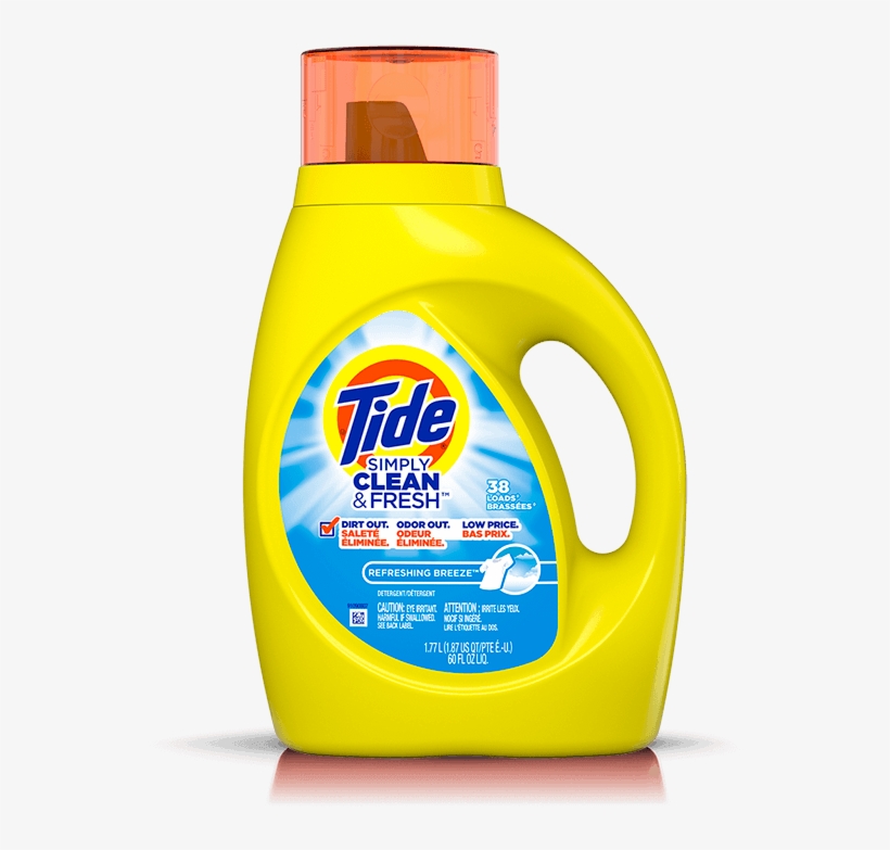 Tide Simply Clean And Fresh Liquid Laundry Detergent - Tide Simply, transparent png download