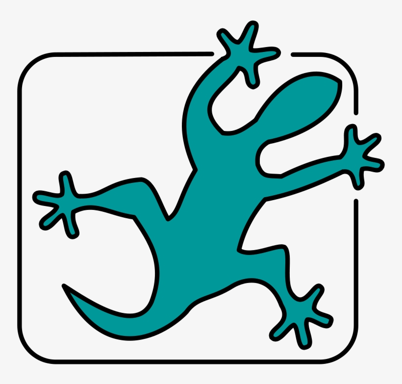 Gecko Clipart Turquoise - Lizard Clip Art, transparent png download