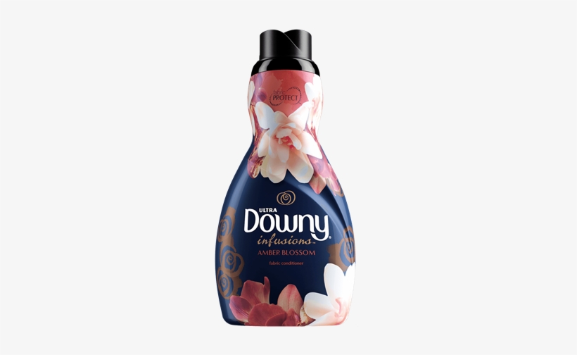 Ultra Downy Infusions Amber Blossom Liquid Fabric Conditioner - Downy Infusions, transparent png download