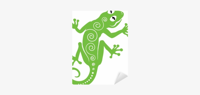 Adorable Swirly Lizard Sticker, transparent png download