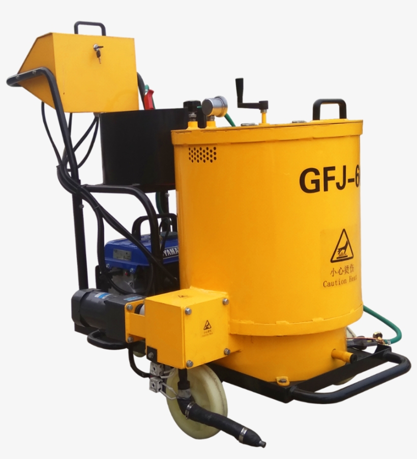 Mini Concrete Joint Sealing Machine/road Crack Sealing - Road Surface, transparent png download