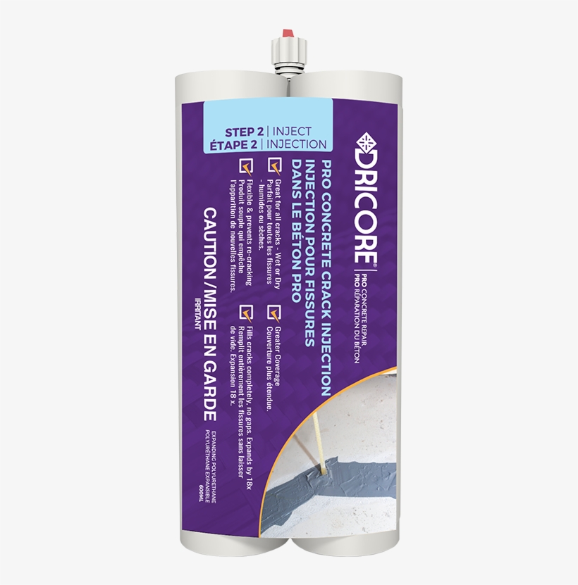 Fill The Crack, For A Perfectly Sealed Concrete Crack - Bottle, transparent png download