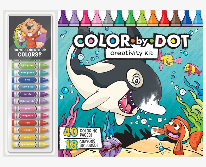 Color By Dot Floor Pad - Coloring Book, transparent png download