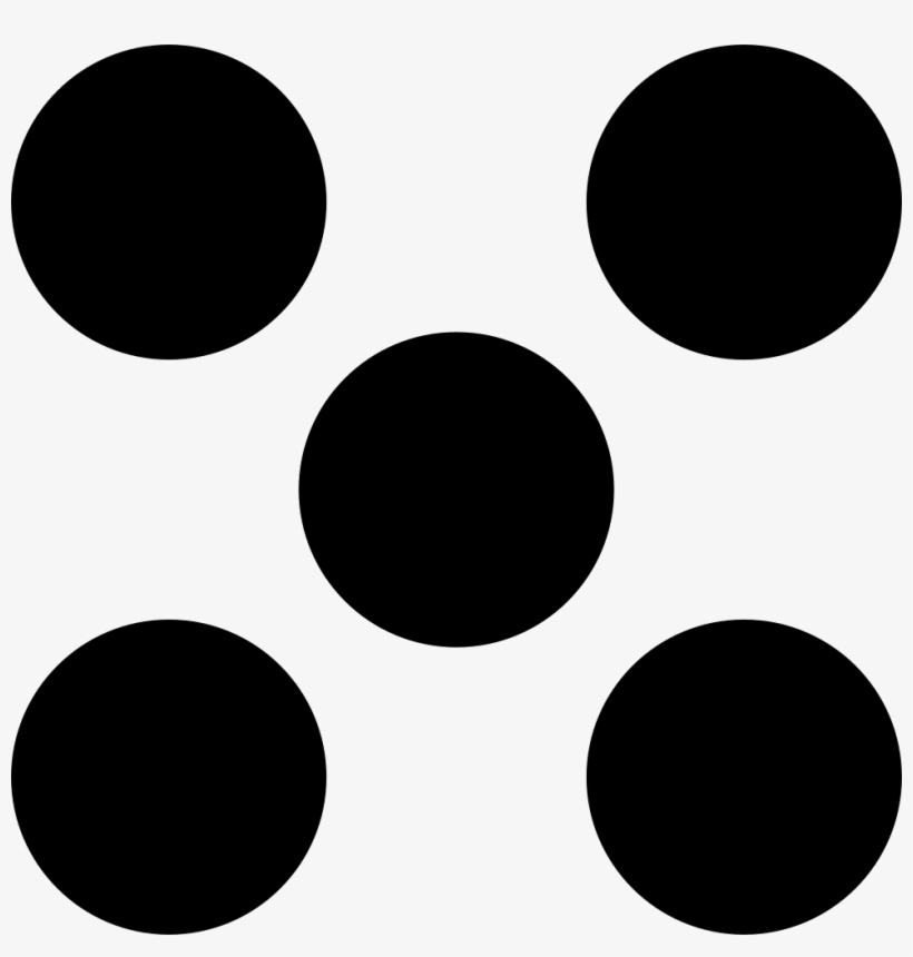 Five Dots Like A Dice Comments - Cinco Puntos, transparent png download
