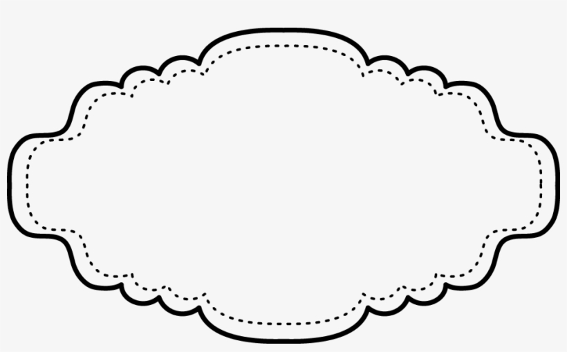 Marcos Para Textos Png - Cute Frames Black And White, transparent png download