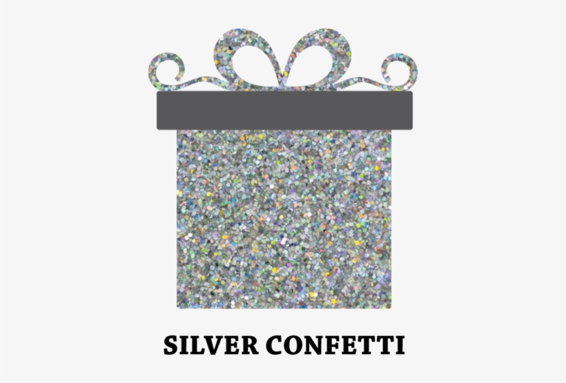 Silver Confetti Siser Giltter Htv Sheet - Silver, transparent png download