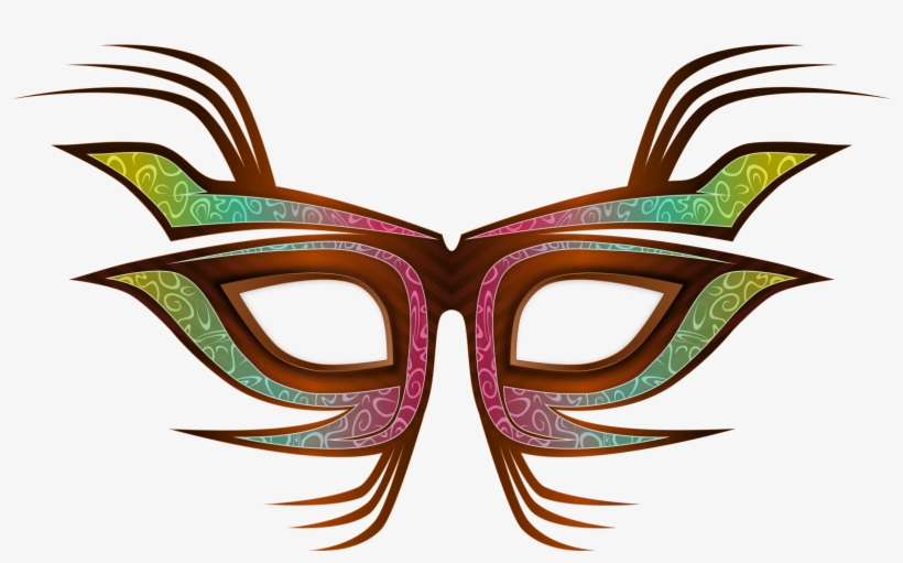 Clipart - Party Mask Clip Art, transparent png download