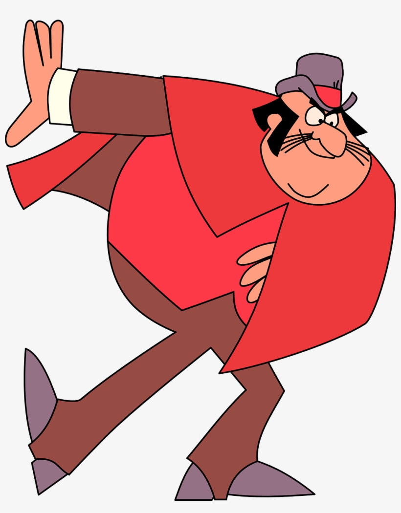 Character, Man, Cape, Hat, Red, Sideburns, Whiskers - Cartoon Character With Sideburns, transparent png download
