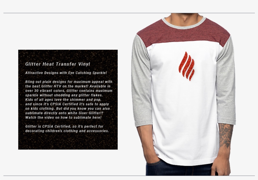 How To Apply Siser Glitter - T-shirt, transparent png download