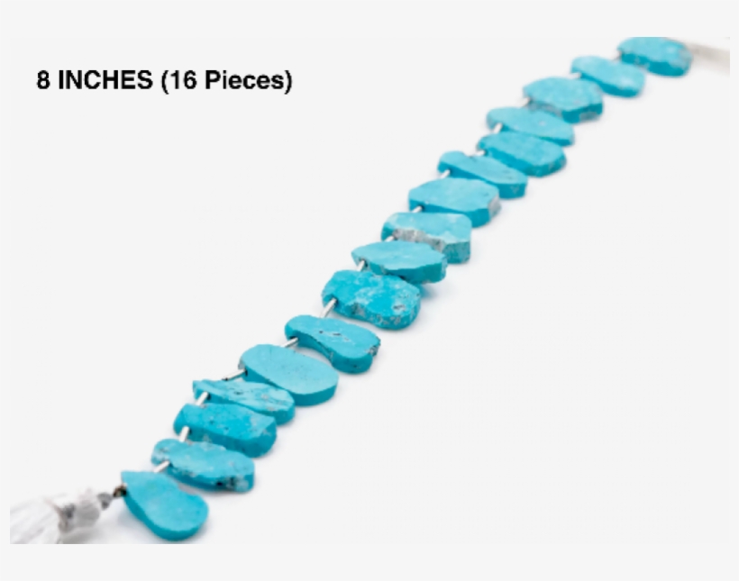 4 8 Inch Strand, 11 15mm Long, Natural Turquoise Fancy - Plastic, transparent png download