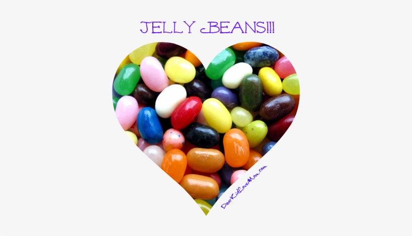 Jelly Beans Dearkidlovemom - Jelly Beans Heart Png, transparent png download