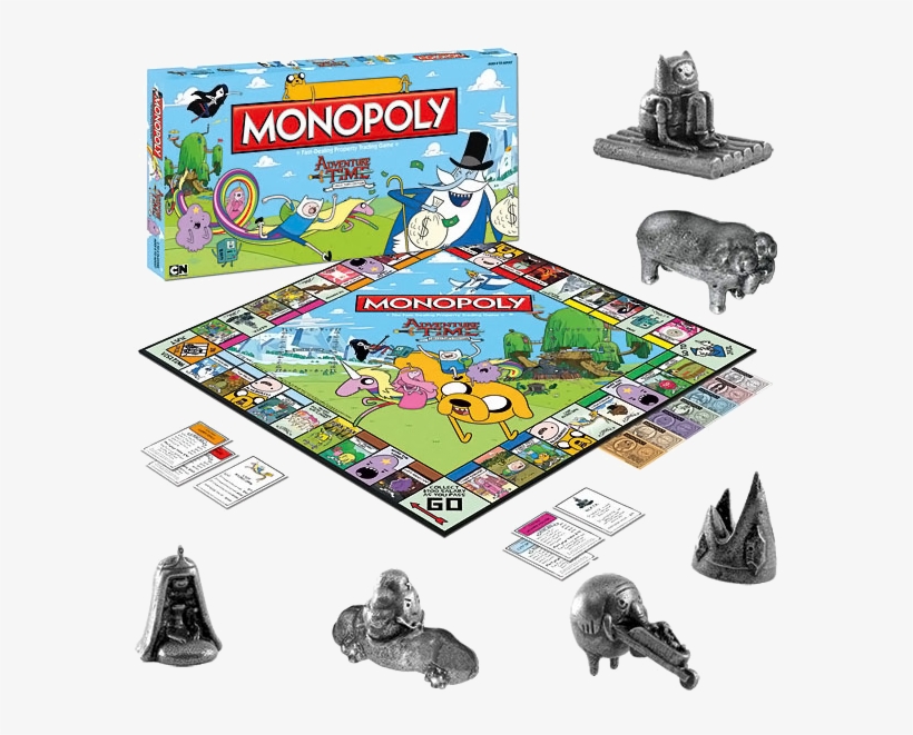 Adventure Time Monopoly - Adventure Time Collector's Edition Monopoly, transparent png download