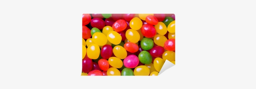 Jelly Bean Background With Large Beans Wall Mural • - Photography, transparent png download