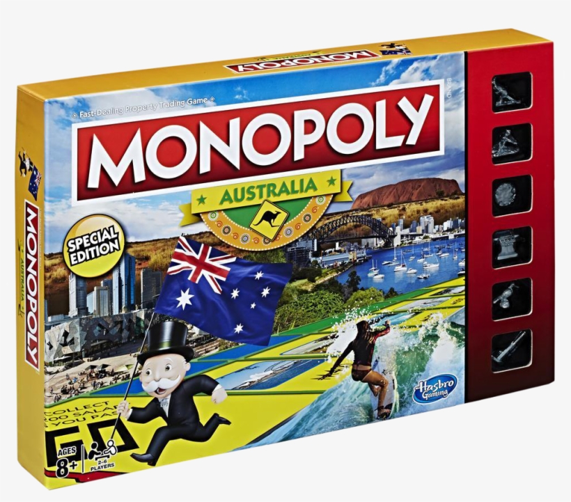 Australia Edition Board Game - Monopoly Australia, transparent png download