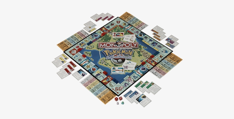 Pokémon Edition - Pokemon Monopoly, transparent png download