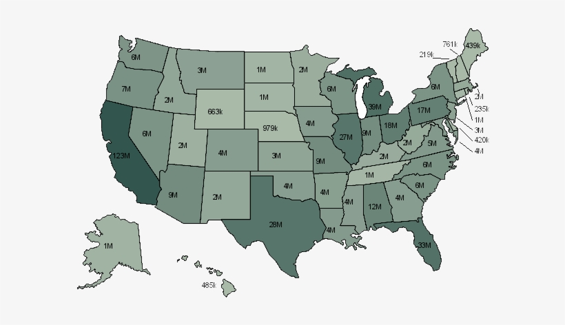 Map Breaks Down Utility Donations By State - Breastfeeding In Public Map, transparent png download