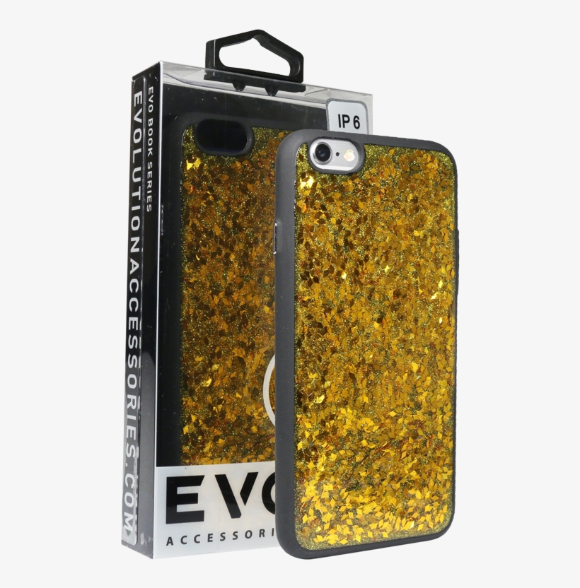 Gold Snowflake Case - Reversible Sequins Phone Case, transparent png download