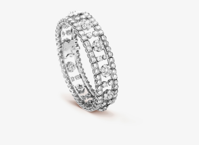 Snowflake Bracelet, Gold - Van Cleef Snowflake Bracelet, transparent png download