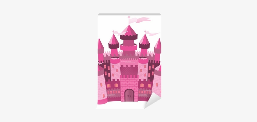 Fairy Tale Ìnk Magic Castle, Vector Illustration Wall - Fairy Tale, transparent png download