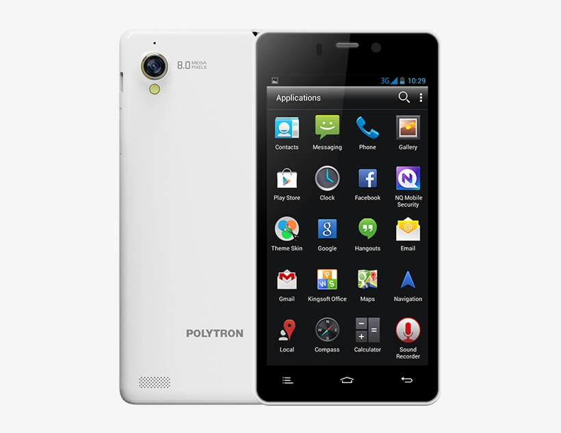 W8480 White - Polytron Crystal 4, transparent png download