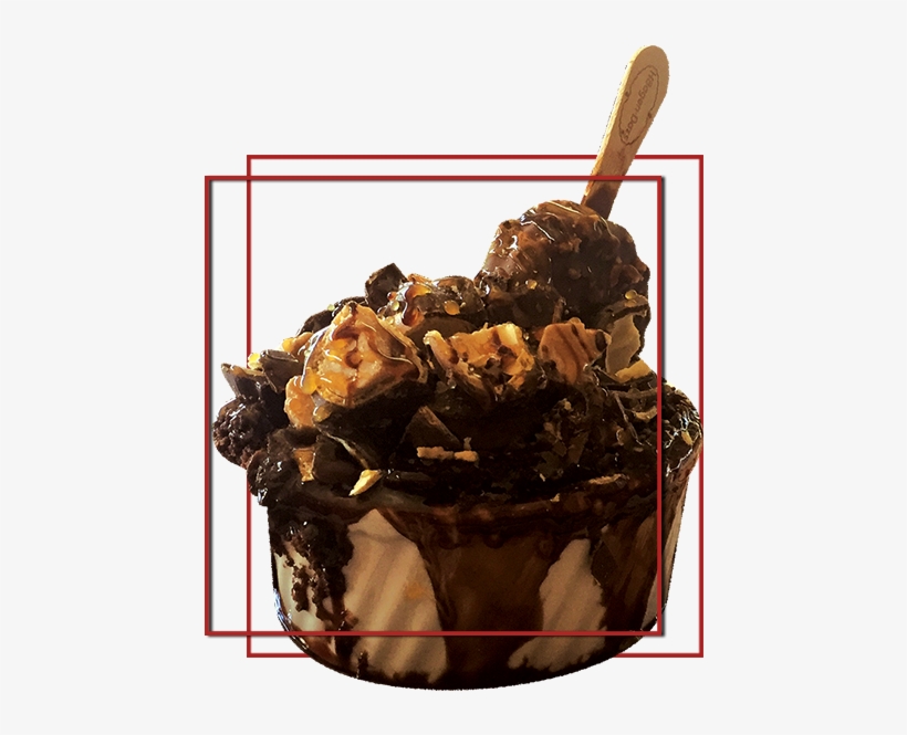 Delicioso Bolo De Chocolate Derretido Com Sorvete De - Gelato, transparent png download
