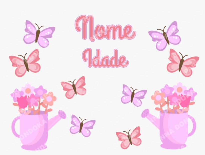 Jardim - Topper - Swallowtail Butterfly, transparent png download