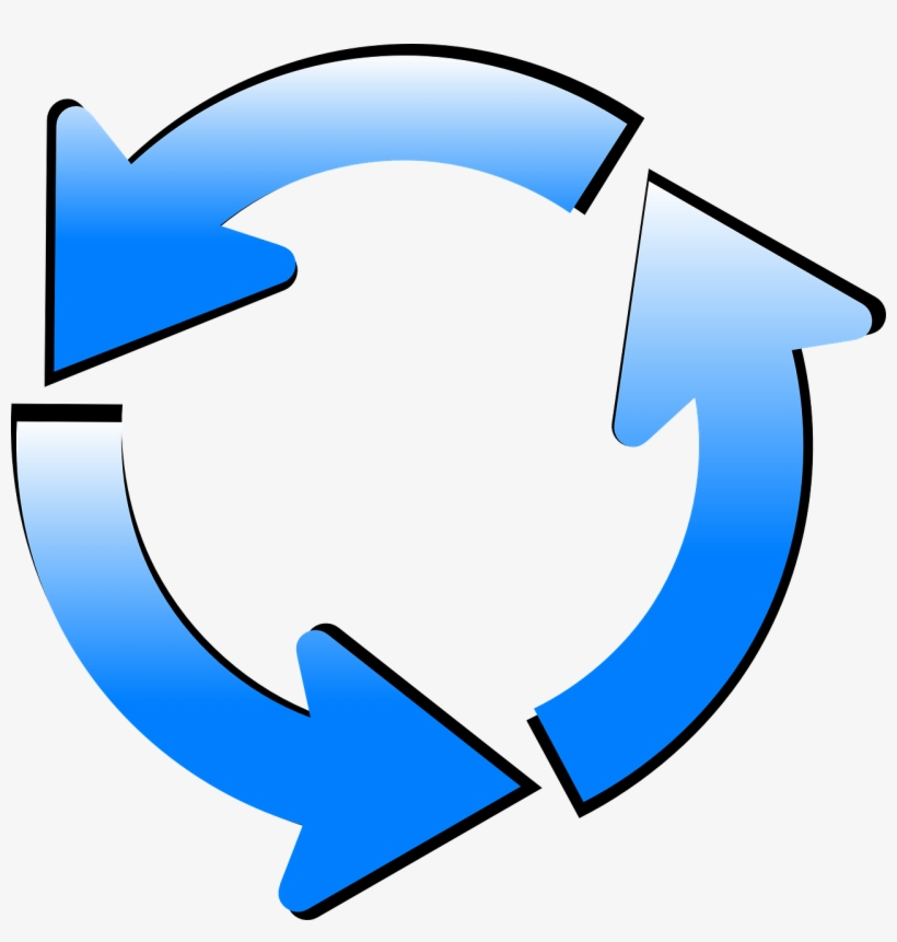 Arrow Cycle Recycling Circle Png Image - Circulo De Setas Png, transparent png download