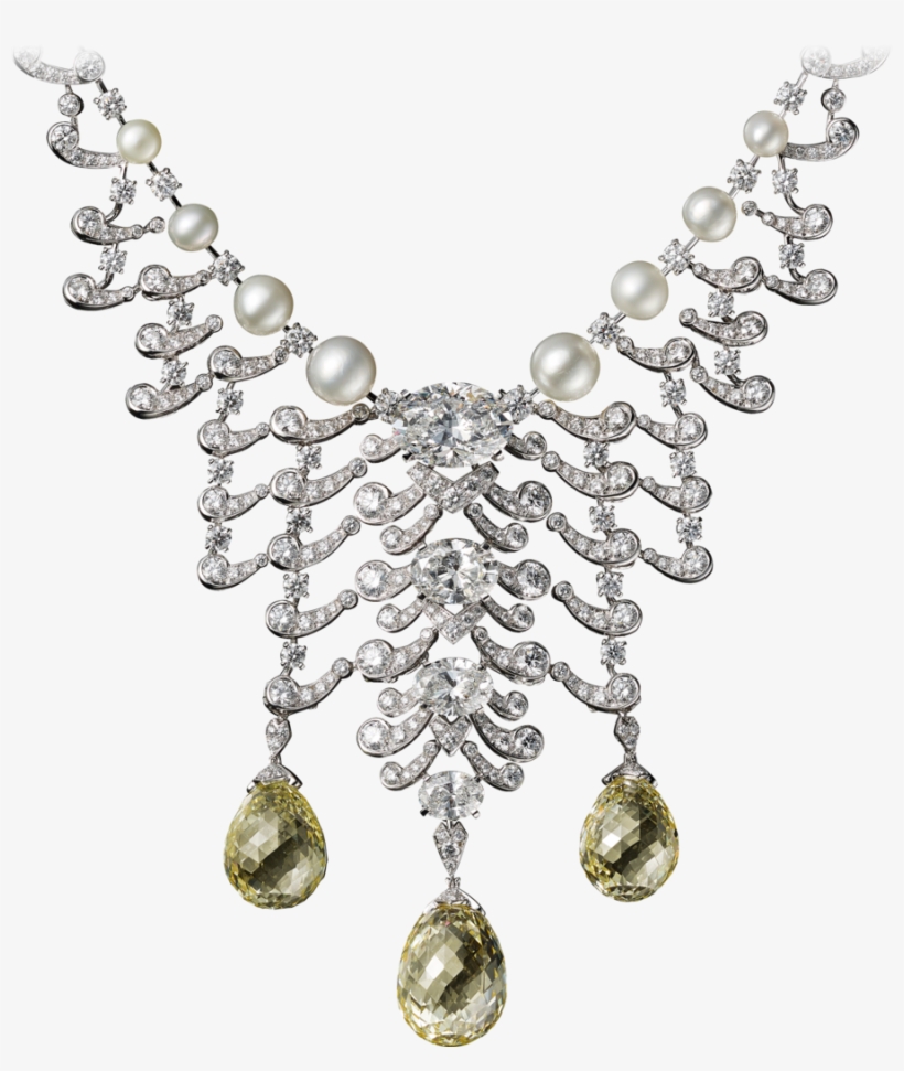{close Up} Necklace - Cartier Diamond High Jewelry Necklace, transparent png download