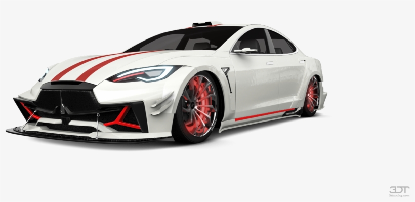 Tesla Model S 5 Door Liftback 2013 Tuning - Supercar, transparent png download