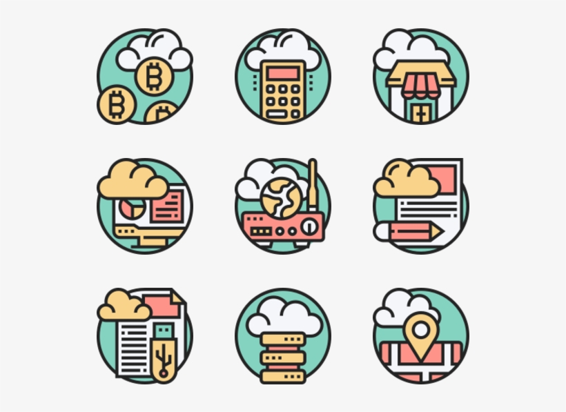 Cloud Computing, transparent png download