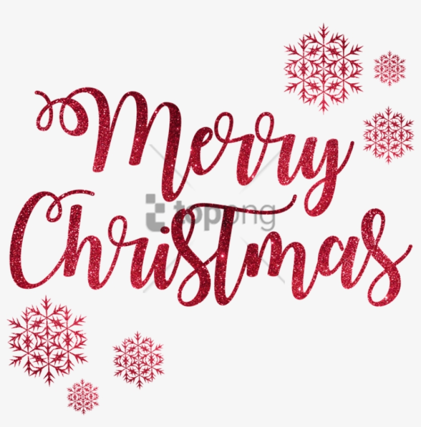 Free Png Golden Merry Christmas Png Image With Transparent - Calligraphy, transparent png download