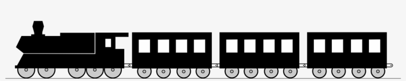 Railway Locomotive Wagon Train Png Image - Rail Transport, transparent png download
