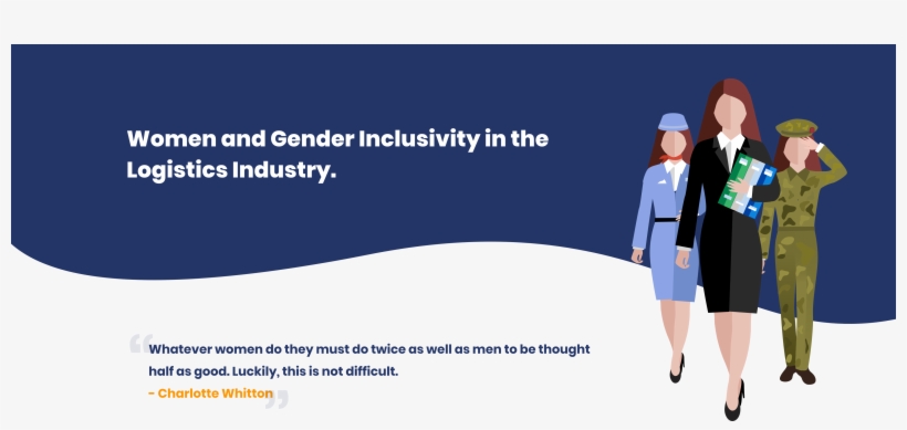 Women And Gender Inclusivity In The Logistics Industry - Cartoon, transparent png download