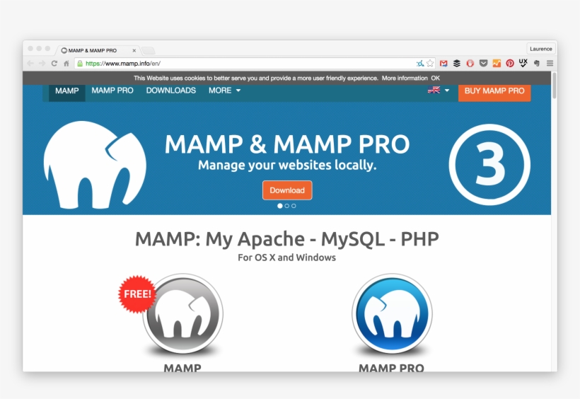 04 - Mamp Wordpress, transparent png download