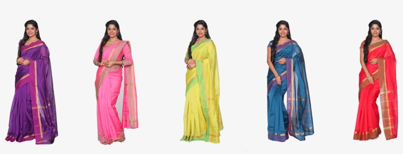 Apoorva 5 Cotton Silk Saree - Silk, transparent png download