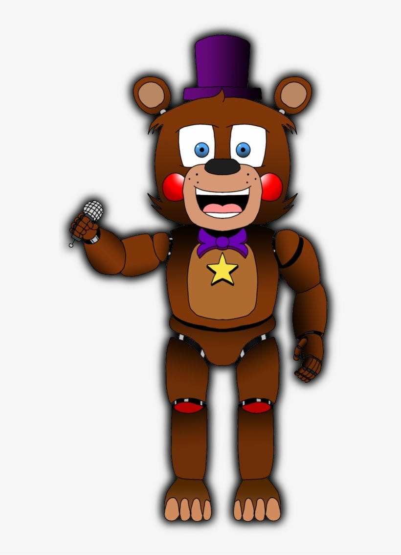 Rockstar Freddy By Thesoldiernatior - Cartoon, transparent png download