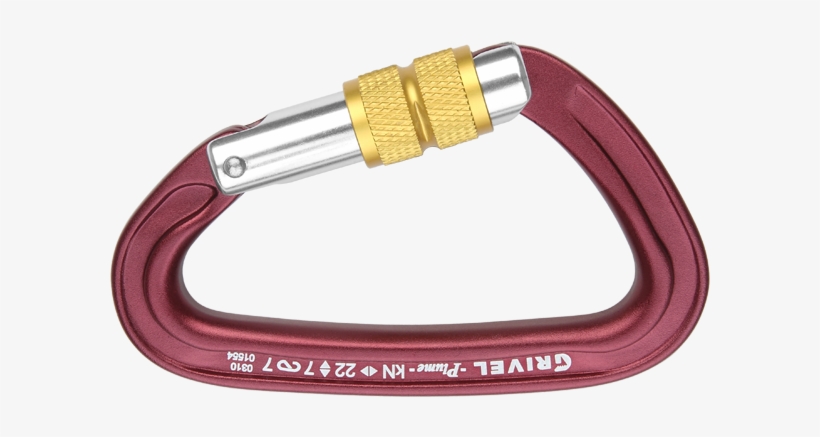 Rock Safety Carabiner K3n Plume Screw Lock - Grivel Plume Nut K3n Screw Lock X 5 One Size, transparent png download