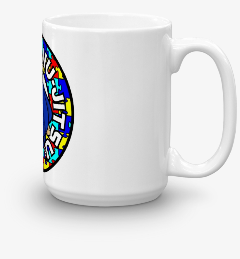 Autism Awareness Fat Boy Jiu Jitsu Coffee Mug - Mug, transparent png download